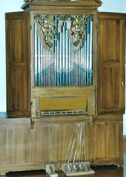 Foto dell’Organo nella Chiesa del Monastero di Santa Chiara